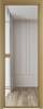 Межкомнатная дверь Profil Doors 4 AX цвет профиля Золото, стекло безопасное 6 мм прозрачное 800x2000
