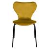 Набор из 2 стульев Bradex Home Seven Style RF 0252P горчичный велюр с черными ножками фото 2