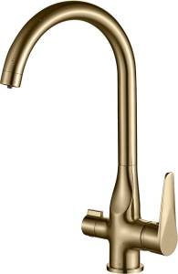 Смеситель для кухни ZorG Steel Hammer SH 910 Bronze