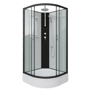 Душевая кабина Niagara Classic NG-6701-14BKT (900x900x2100-2400) со средним поддоном (26см)