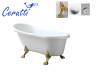 Акриловая ванна Cerutti Spa Classic CT9667 белая, 157x77 фото 4