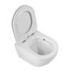 Унитаз подвесной Cezares Relax CZR-38088-49-TH-TOR/SC безободковый, с сиденьем микролифт, белый фото 3