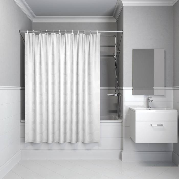 Штора для ванной Iddis Base BD01P18i11 полиэстер, 200x180