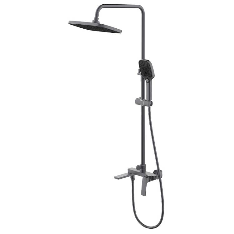 Душевая стойка Azario Conda AZ-K2411GR серый графит
