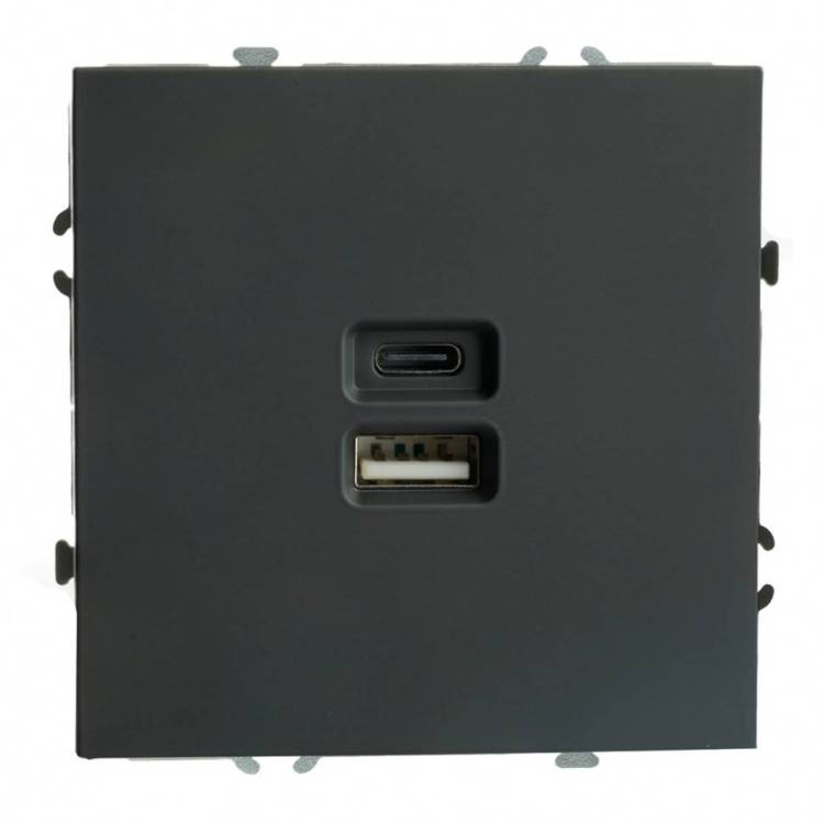 Розетка двойная с USB Stekker RST10-5115-05 49853
