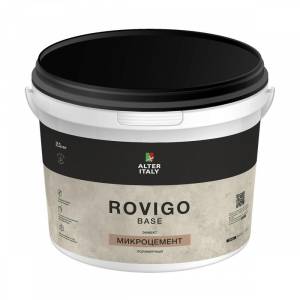 Декоративное покрытие с эффектом микроцемент Silk Plaster AlterItaly Rovigo Base 610 15 кг