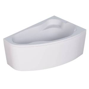 Акриловая ванна Marka One Lil 140x90 правая, с каркасом