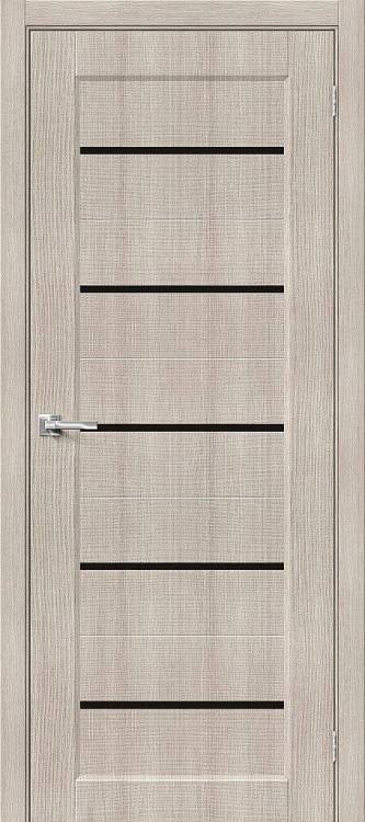 Межкомнатная дверь Mr. Wood Мода-22 Black Line 1531341 Cappuccino Melinga 200x60