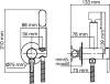 Гигиенический душ Wasserkraft A70538 со смесителем, С ВНУТРЕННЕЙ ЧАСТЬЮ, белый фото 7