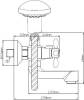 Смеситель для ванны с душем BOOU BA5318-2-B702 фото 2