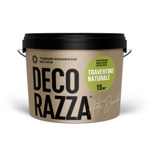 Декоративная штукатурка Decorazza Travertino Naturale TRN10-14 зеленая 15 кг