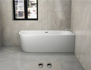Акриловая ванна Cerutti Spa Ami CT10091 белая, 170x75