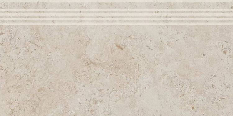 Ступень Kerama Marazzi Про Лаймстоун DD205520R/GR бежевый натуральный обрезной 60х30