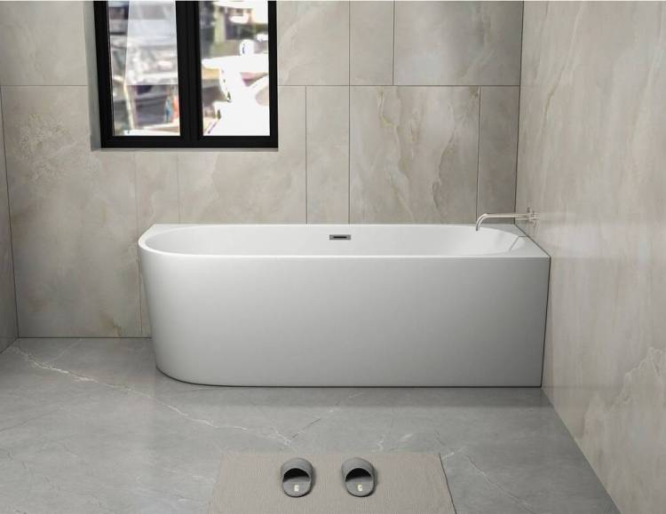 Акриловая ванна Cerutti Spa Ami CT10091 белая, 170x75