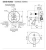 Смеситель для душа Remer Slash & Dot SL09H хром фото 2