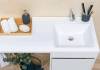 Тумба с раковиной Aquanet Токио 110 R 239207 напольная, белый фото 14