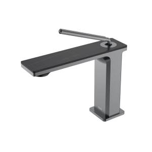 Смеситель для раковины Black&White GF-7105-GM оружейная сталь