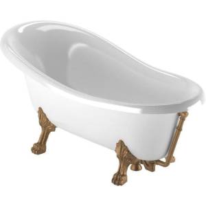 Ванна из искусственного камня Veragio Markiza 30252 185x80 бронзовый слив-перелив