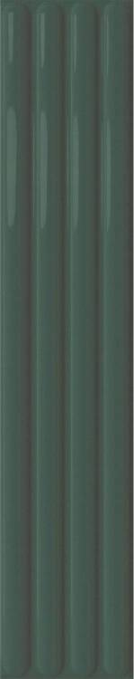Керамическая плитка Dna Tiles Plinto Out Green Gloss 10.7x54.2
