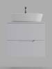 Тумба с раковиной Orange Line Li-60TuwMDF+B08-500W белая матовая, 60 см фото 3