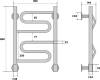Полотенцесушитель электрический Energy G BRAVO 60x40 фото 5