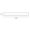 Трековый линейный светодиодный светильник Lightstar Teta CCT 205117CCT фото 3