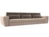 Прямой диван Лига Диванов Лига-008 Long 118998 бежевый, коричневый