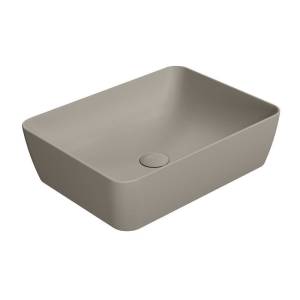 Раковина GSI Nubes 903705 50 см, серо-бежевая матовая