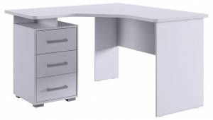Стол компьютерный Mebelson Лайт 2 SKL2.2N02.1477 Белый