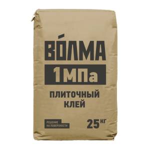 Клей ВОЛМА 1МПа плиточный для внутренних работ 25 кг