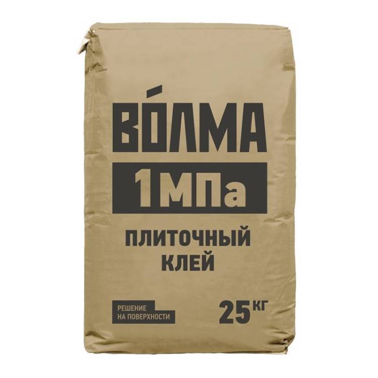Клей ВОЛМА 1МПа плиточный для внутренних работ 25 кг