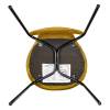 Набор из 2 стульев Bradex Home Seven Style RF 0252P горчичный велюр с черными ножками фото 8