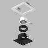 Встраиваемый светильник Lightstar Domino Quadro D51607BMOD фото 2