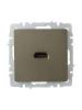Розетка HDMI IEK Brite BR-H10-K37 шампань фото 6