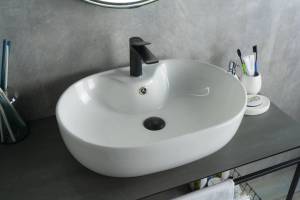 Раковина Gid Lago N9163 51127 белая, 59x41x16
