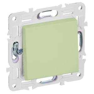 Выключатель 1-клавишный перекрестный IEK Skandy SK-V13-0-10-K06 мятный