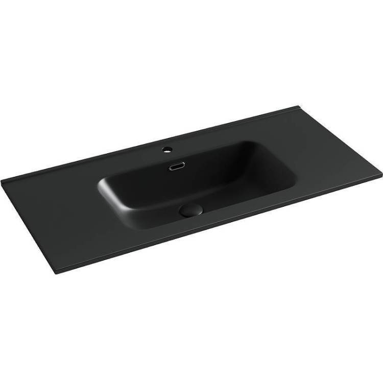 Раковина Ceramica Nova Grace CN7003MB 100 см, черная матовая