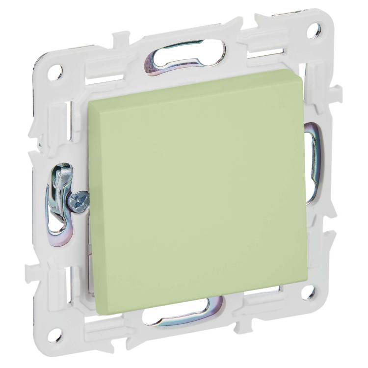 Выключатель 1-клавишный перекрестный IEK Skandy SK-V13-0-10-K06 мятный