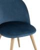 Набор из 4 стульев Stool Group Лион DC-69030 HLR-63 X4 голубой фото 7