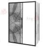 Душевой уголок AvaCan FB-160-SB100 профиль черный, стекло тонированное, 180x100x195 фото 2