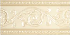 Бордюр CARMEN Caprichosa Cenefa Yara Crema 7.5x15