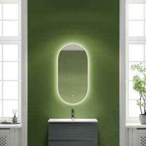 Зеркало Sancos Oval OV55C LED подсветка, сенсорный выключатель