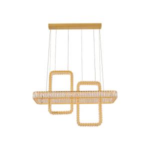 Подвесной светодиодный светильник Newport 8230 8232+2/S gold NEW М0066949