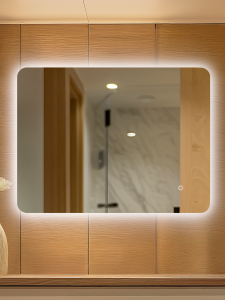 Зеркало DQ Hamburg (Гамбург) DQMHAM10080LT с LED подсветкой, 80x100 см