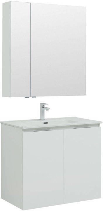 Мебель для ванной Aquanet Алвита New 80 274207 белый матовый, 1553x810x465