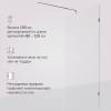 Душевая перегородка Am.Pm X-Joy W94WI-100-F1-MTE 100x195, стекло прозрачное 6 мм, профиль хром матовый фото 7