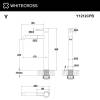 Смеситель для раковины WHITECROSS Y Y1212CPB брашированная медь фото 3