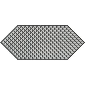 Декор Kerama Marazzi Келуш HGD\A482\35006 3 Черно-Белый 14x34