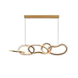 Подвесная люстра Kink Light Сена Кристалл 07607-5AL,36