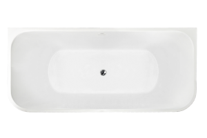 Акриловая ванна Royal Bath Riva RB610400CH белая, 180x80